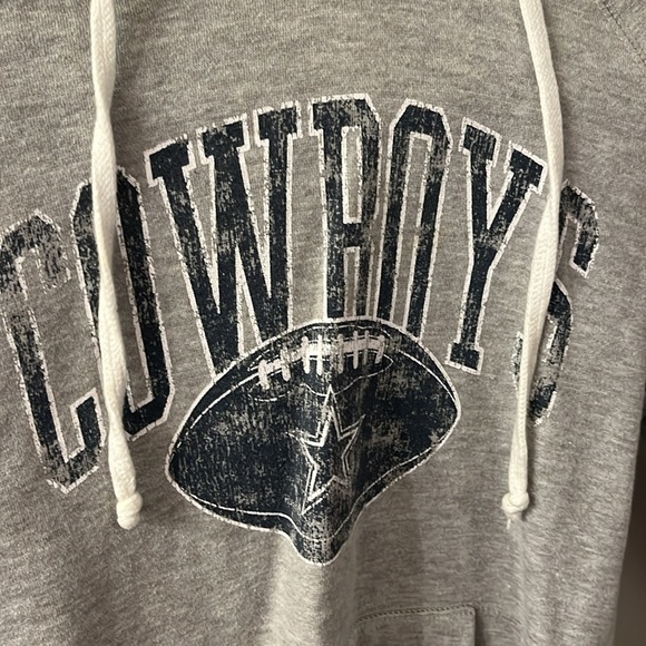 COWBOYS HER STYLE VINTAGE DALLAS COWBOYS HOODIE SIZE SMALL - Picture 2 of 4